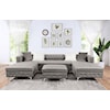 Furniture of America Ciabattoni Sectional Sofa