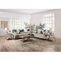 Transitional 2-Piece Living Room Set