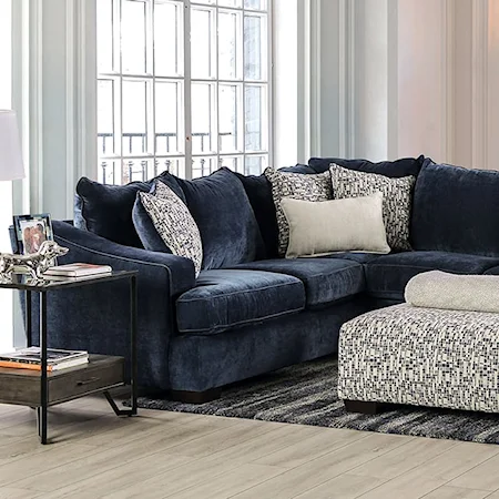 Contemporary Darlington L-Shaped Sectional Sofa
