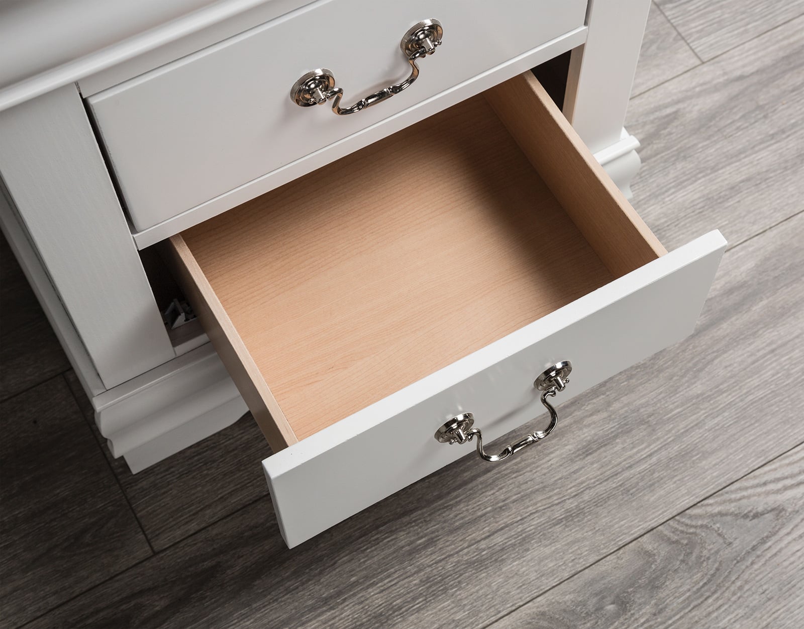 Furniture of America Louis Philippe 2-Drawer Nightstand