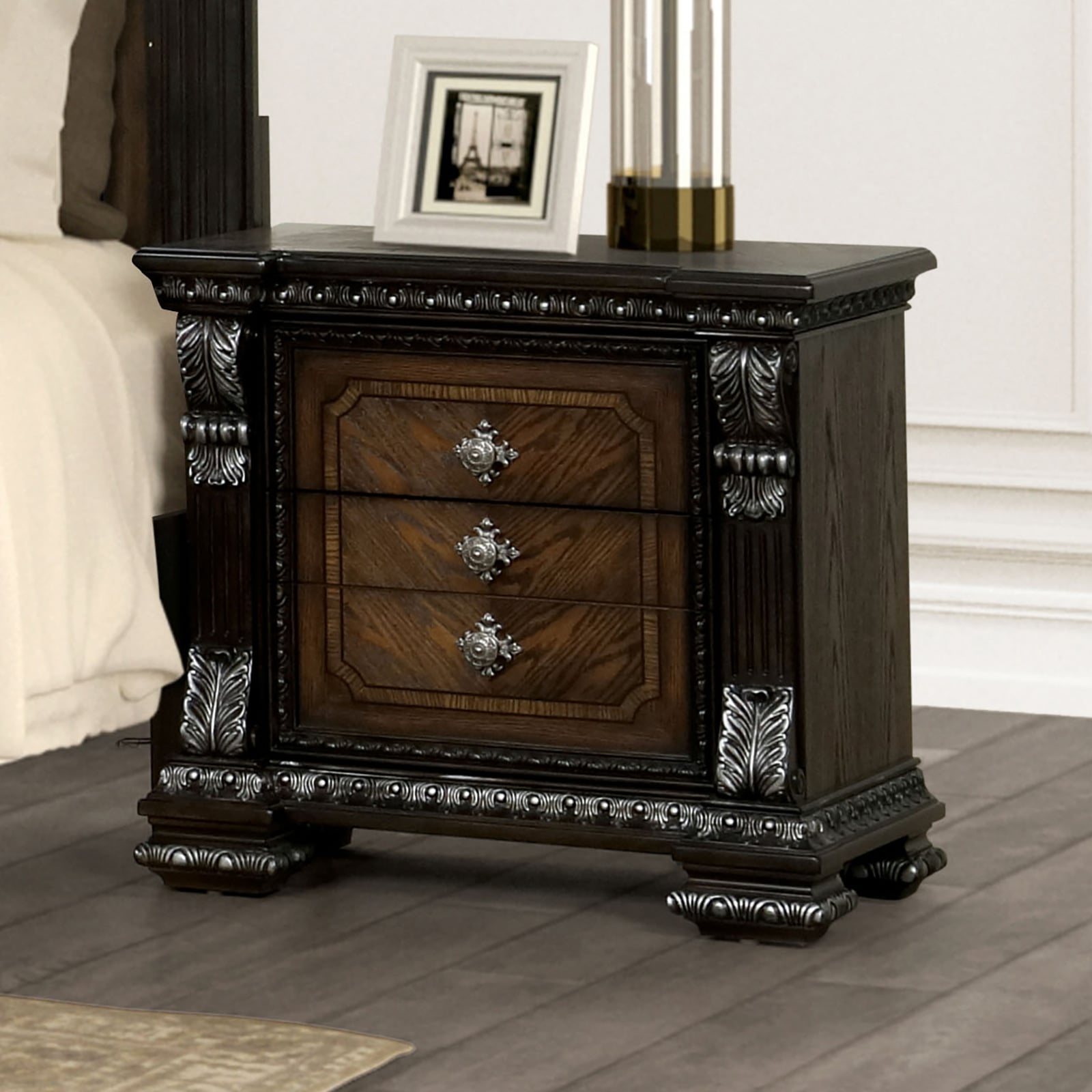 3-Drawer Nightstand