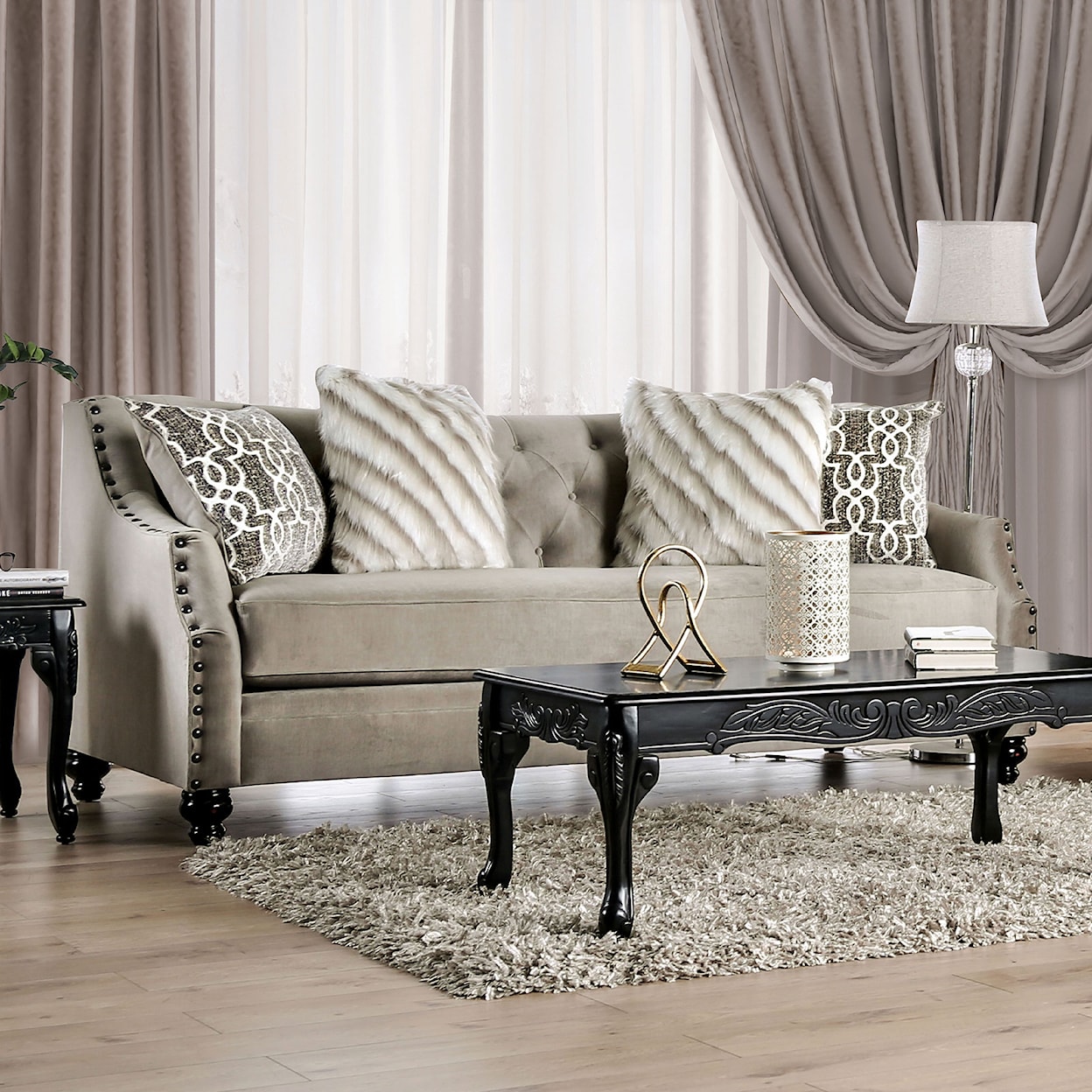 Furniture of America Ezrin Sofa