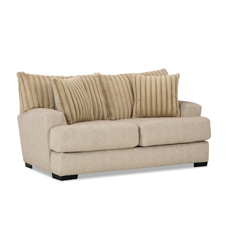 Channel-Tufted Loveseat