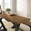 Furniture of America Yensley Dining Table with Trestle Base