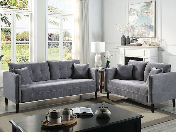 Sofa and Loveseat