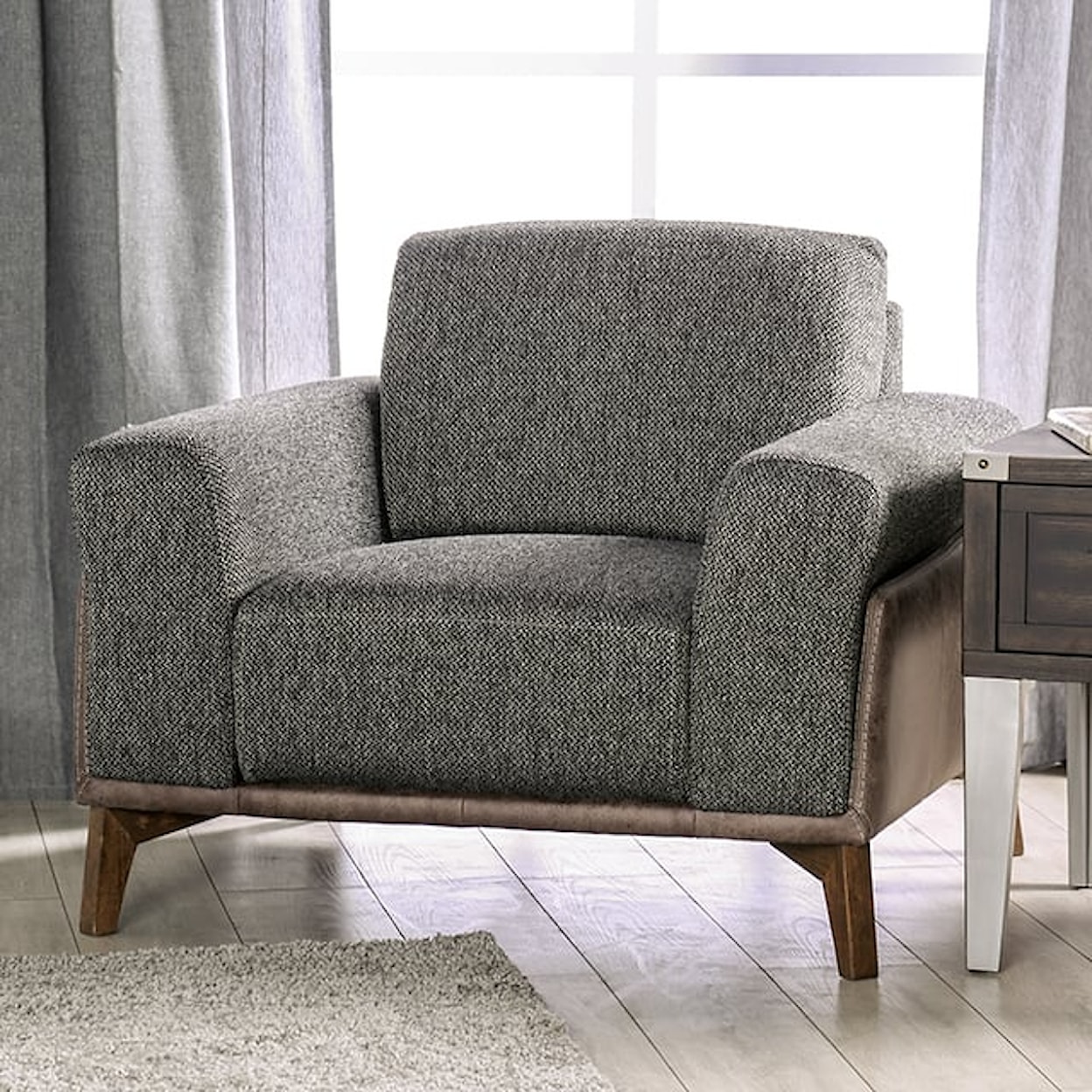 Furniture of America - FOA Kloten Two-Tone Accent Chair