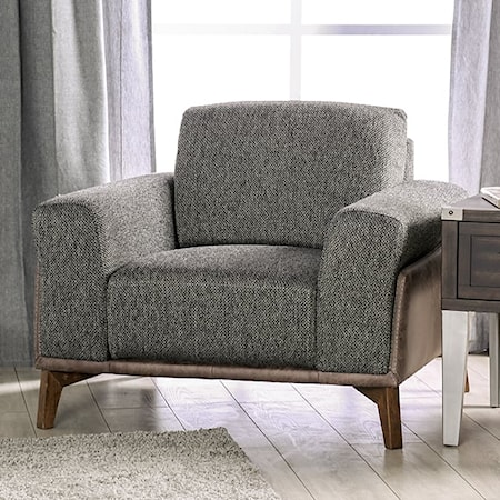 Two-Tone Accent Chair