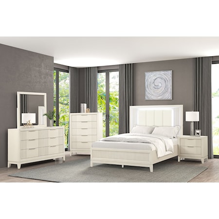 Transitional 5-Piece Queen Bedroom Set