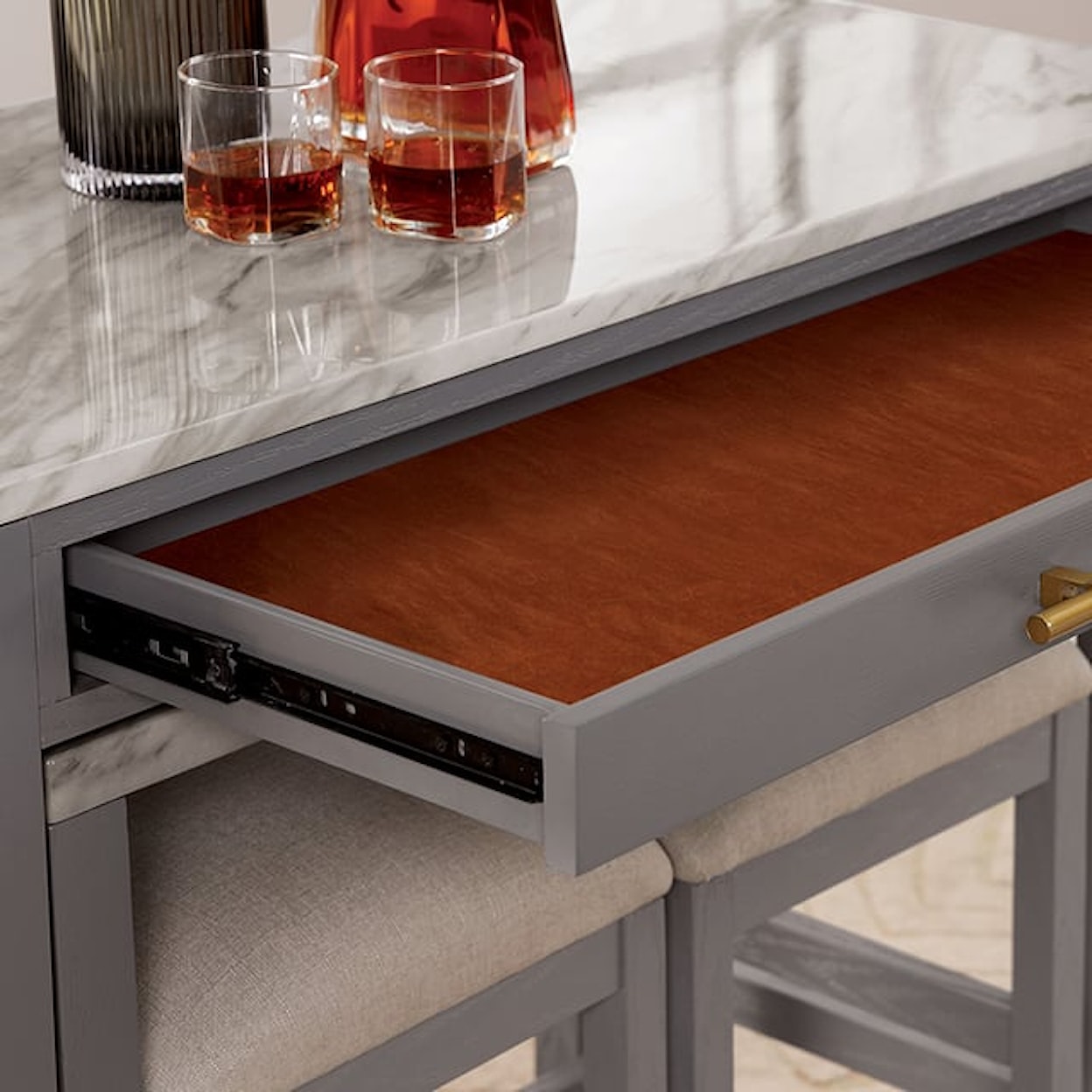 Furniture of America - FOA Whitehall Counter Height Table