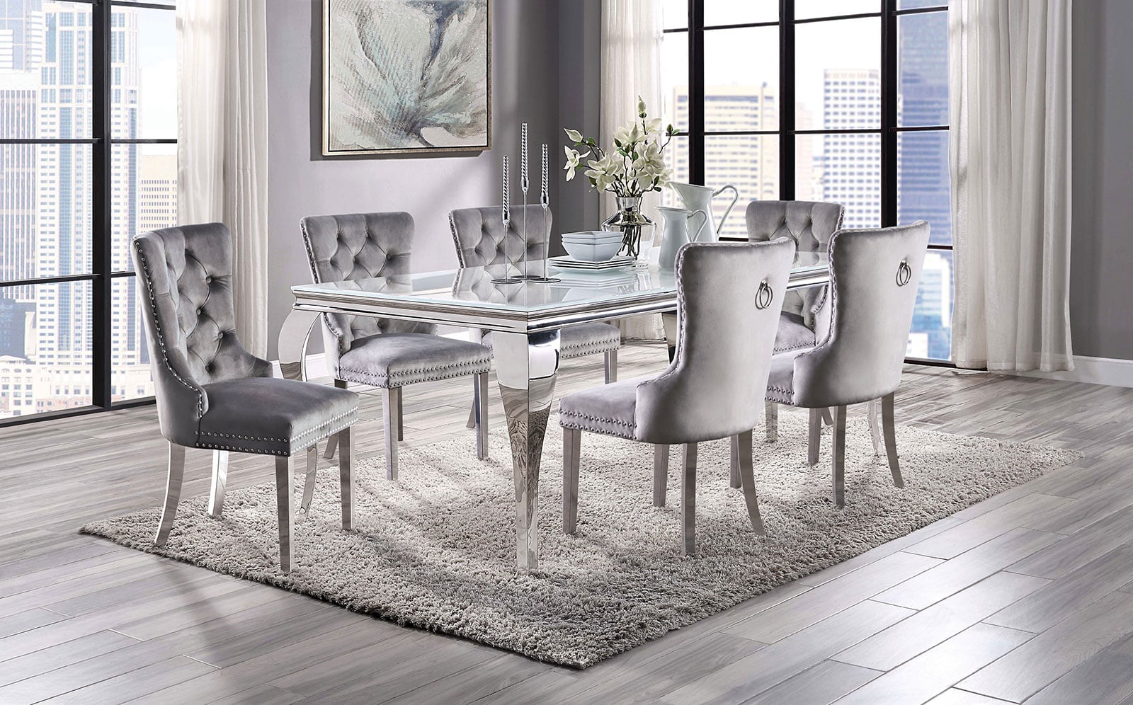 Furniture of America Neuveville Dining Table