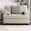 Furniture of America - FOA Salisbury Accent Chair with Round Bun Legs