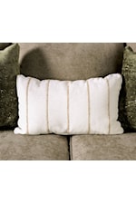 Furniture of America New Meadows Transitional Sofa with Accent Pillows