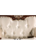 Furniture of America Yucatan Traditional Loveseat with Carved Details