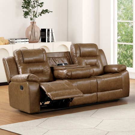 Manual Recline Sofa with USB-A and USB-C