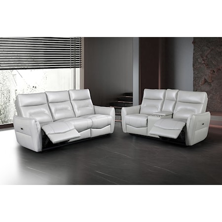 Power Reclining Sofa and Loveseat