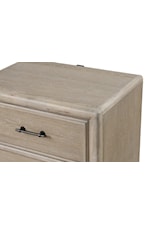 Furniture of America Midhurst Transitional 2-Drawer Nightstand with Felt-Lined Top Drawers