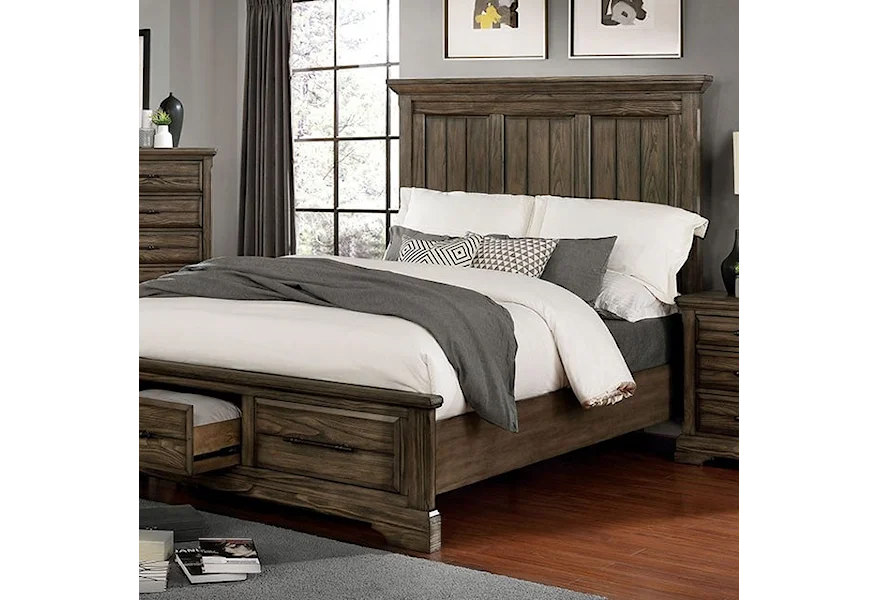 Amarillo California King Bed by Furniture of America at Dream Home Interiors