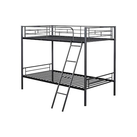 Twin over Twin Metal Bunk Bed