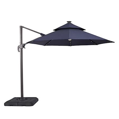 10' Cantilever Umbrella with LED