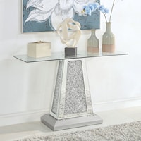 Glam Regenswil Sofa Table Silver