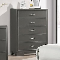 Contemporary 5-Drawer Chest