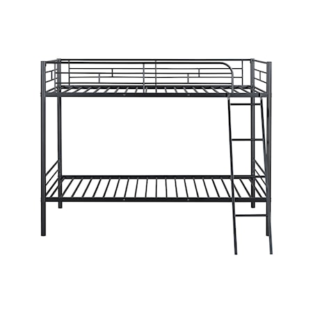 Twin over Twin Metal Bunk Bed