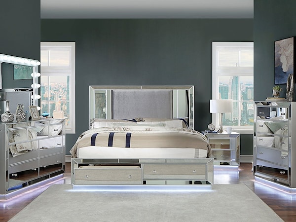 Glam Bedroom Set