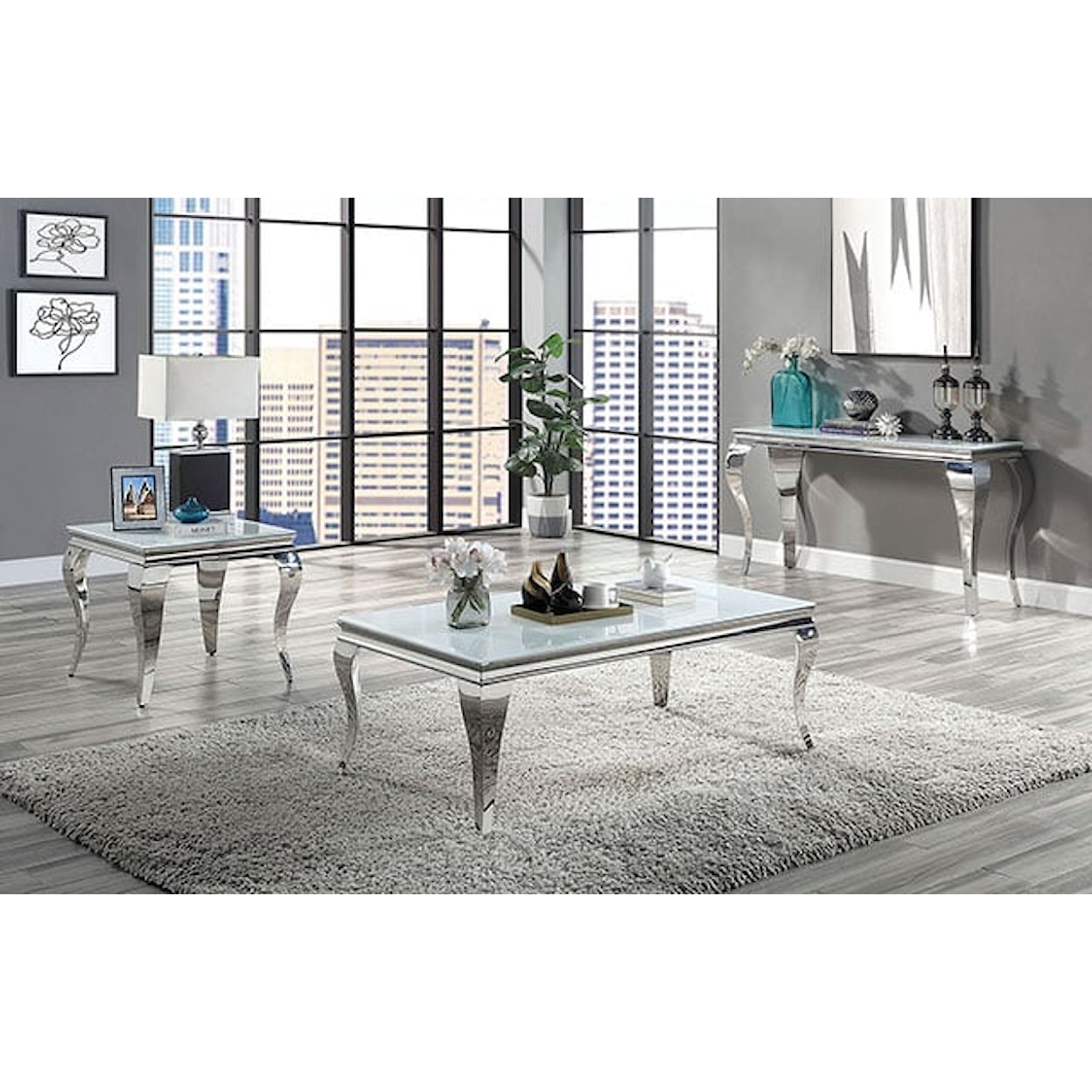 Furniture of America Wetzikon Coffee Table