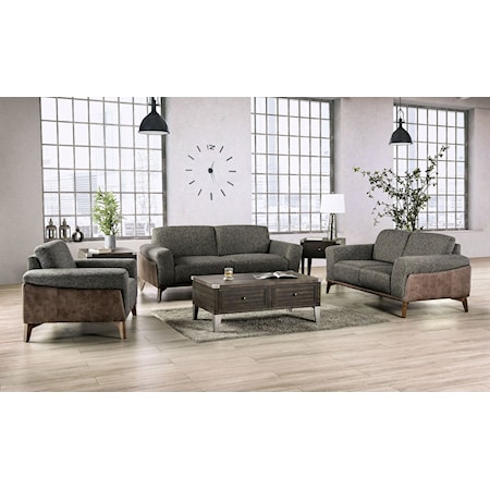 Sofa and Loveseat Set