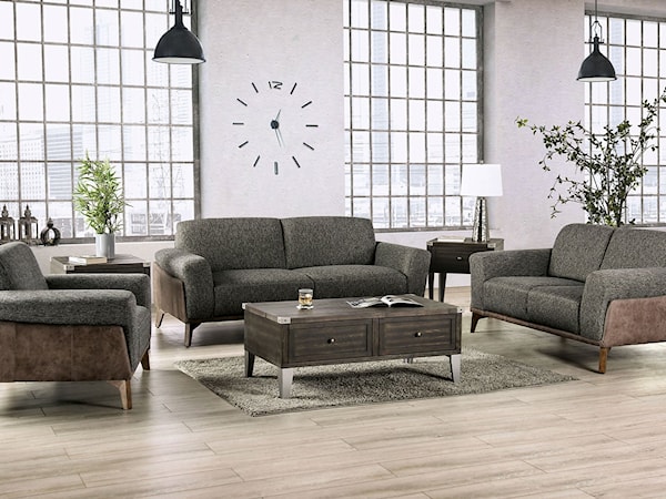 Sofa and Loveseat Set