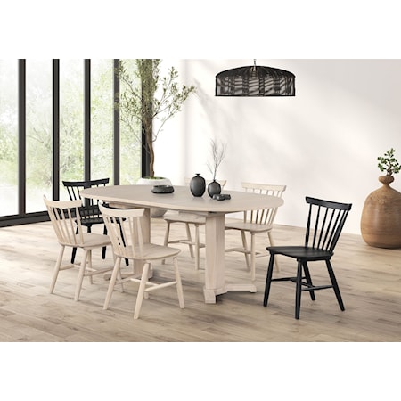 7-Piece Oval Dining Set