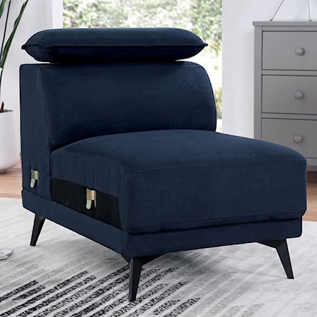 Accent Chair with Adjustable Headrest