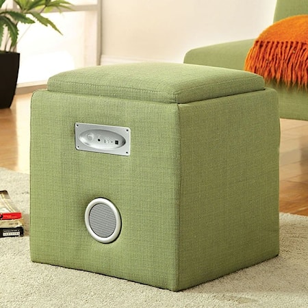 Fabric Ottoman with Speaker System