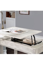 Furniture of America - FOA Galarga Transitional Lift-Top Corner Desk 