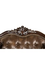 Furniture of America Ensenada Traditional Chair with Carved Details