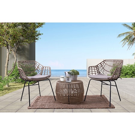 3-Piece Patio Conversation Set