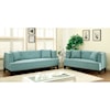 Furniture of America - FOA Sofia Loveseat with Exposed Wooden Legs