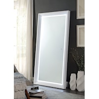 Contemporary Hallway Mirror with LED Lighting