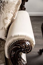 Furniture of America Palencia Traditional Chair with Carved Details