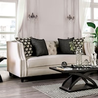 Transitional Sofa with Nailhead Trim