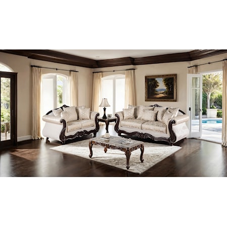 Sofa and Loveseat Set