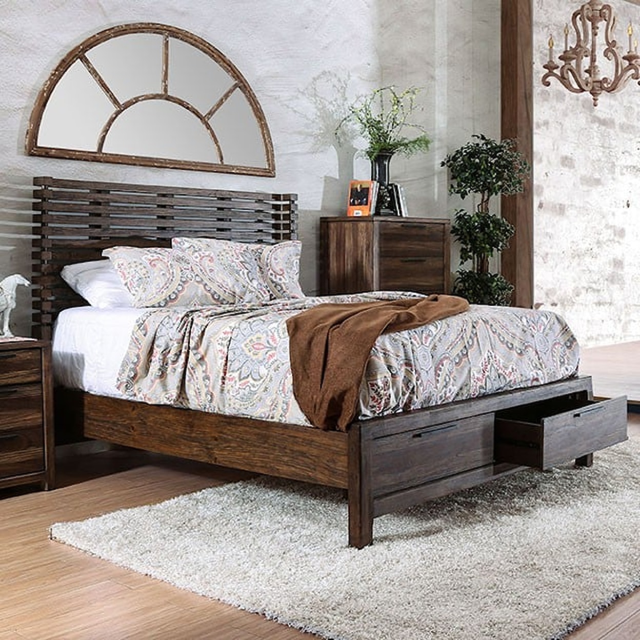 Furniture of America Hankinson California King Bed