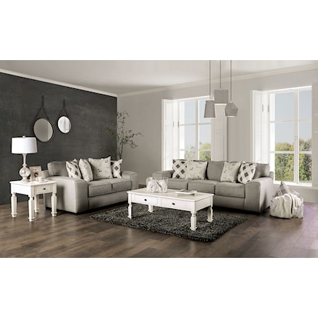 Sofa and Loveseat Set