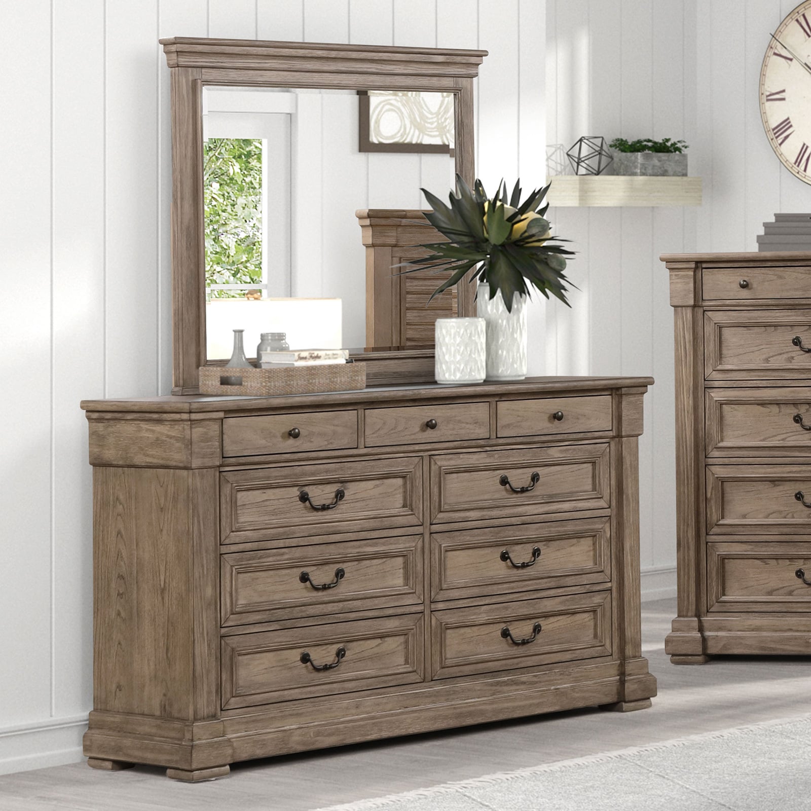 Furniture of America Sheringham 9-Drawer Dresser