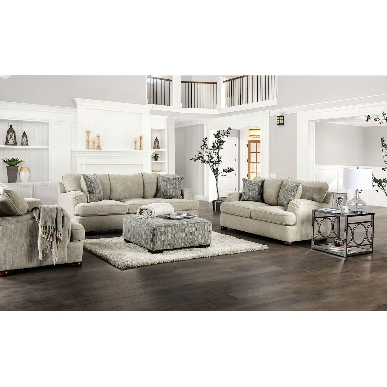 Furniture of America - FOA Salisbury Living Room Set - 2 piece