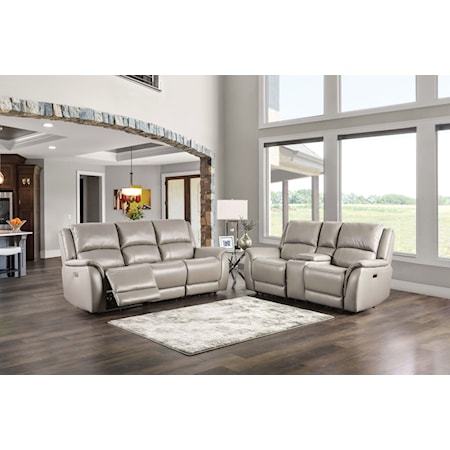 2-Piece Power Reclining Living Room Set