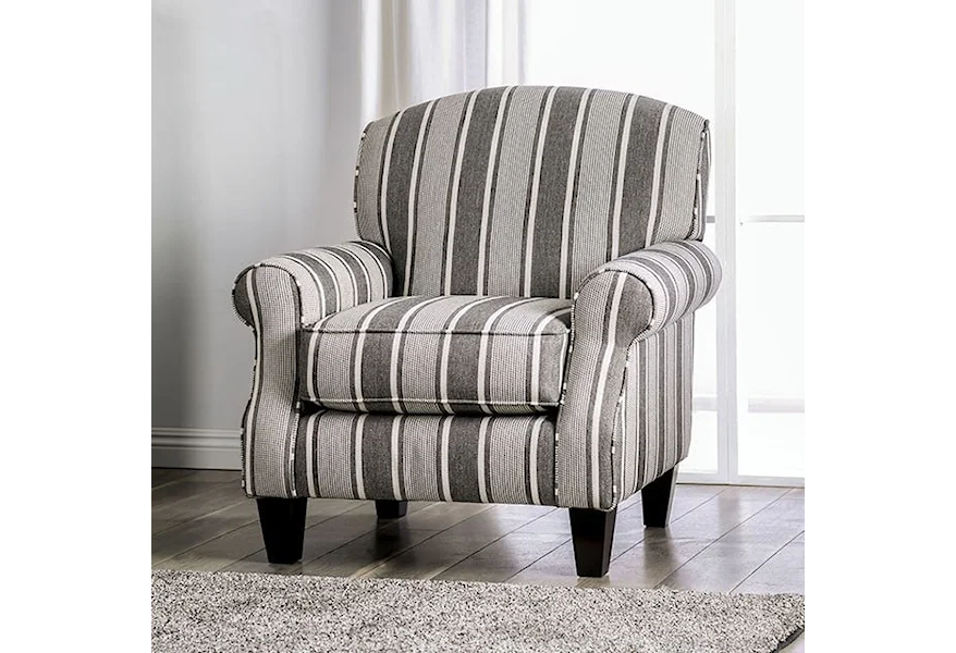 Ames Chair by Furniture of America at Dream Home Interiors