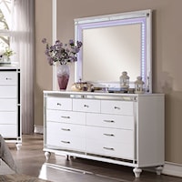 Contemporary 9-Drawer Dresser