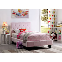 PINK WITH JEWELS TWIN BED |