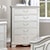 Furniture of America - FOA Alecia Transitional 5-Drawer Chest with Carved Wood Accents